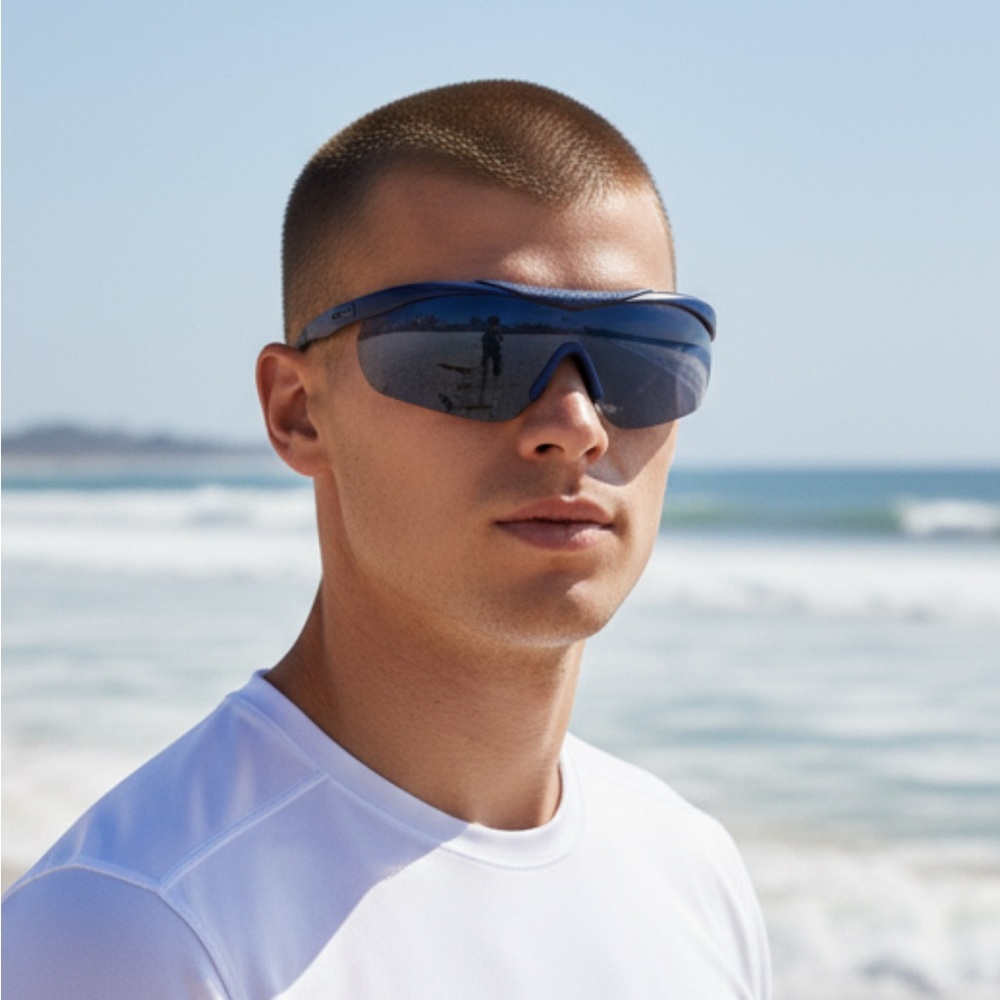 Wiley X Talon Men's Black Sunglasses Interchangable Lens+ Zip Case & Acc…